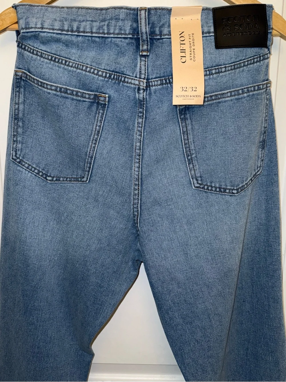 🥃 Scotch & Soda NWT Clifton Straight Fit Five-Pocket Jeans - Size 32X32